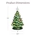 Best Choice Products 15in Ceramic Christmas Tree, Pre-lit Hand-Painted Tabletop Holiday Tree, 2 Star Topper, 64 Lights - Green w/Multicolored Bulbs
