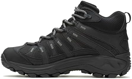 Merrell Men's Claypool 2 Sport Mid GTX Hiking Shoe, Black, US 8