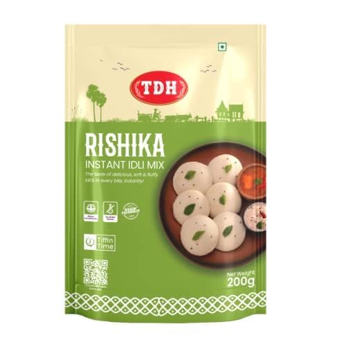 Tenali Double Horse Foods Rishika Instant Idli Mix 200gm(Pack of 1) - Delicious and Easy Idlis in Minutes