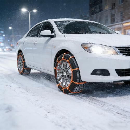 Fermetures éclair à neige antidérapantes et réutilisables pour auto