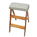 ADSE Klappbarer Tritthocker Küchenhocker Tragbare Heimbank Wohnzimmer zum Mitnehmen Hoher Hocker Multifunktions-Tritthocker 40X49X63cm