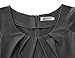 MUXXN Women's Boat Neck Tie Back Zipper Sexy Club Party Dress (L Gray)