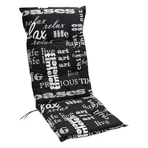 Spetebo Universal Hochlehner Auflage - Lifestyle - Garten Stuhl Polster