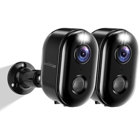 Armorcope Security Cameras Wireless Outdoor, Battery Powered 2k Color Night Vision, AI Motion Detection,IP66 Weatherproof, 2-Way Talk, SD/Cloud Storage,Cameras for Home Security-2 Pack Cover