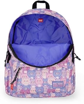 Legami - Schoolrugzak - My Backpack, gevoerde en gevoerde schooltas, schoolrugzak met ritssluiting, binnenzak voor laptop en tablet, reisrugzak 32 l, 35 x 45 x 20 cm, wilde bloemen, Zwart, Eén maat Legami - Schoolrugzak - My Backpack, gevoerde en gevoerde schooltas, schoolrugzak met ritssluiting, binnenzak voor laptop en tablet, reisrugzak 32 l, 35 x 45 x 20 cm, wilde bloemen, Zwart, Eén maat