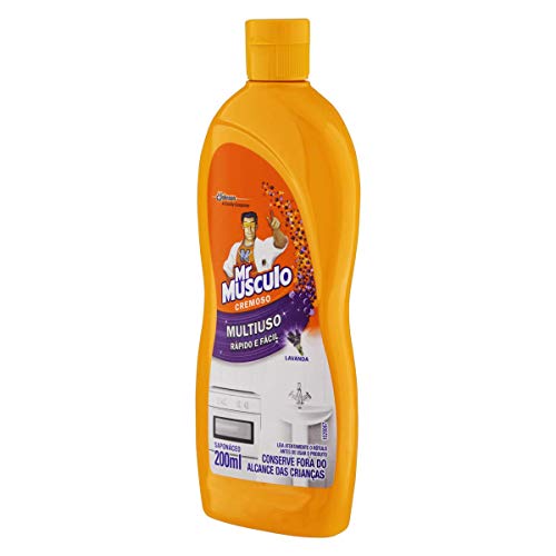 Mr. Músculo Limpador Multiuso Cremoso Lavanda 200ml