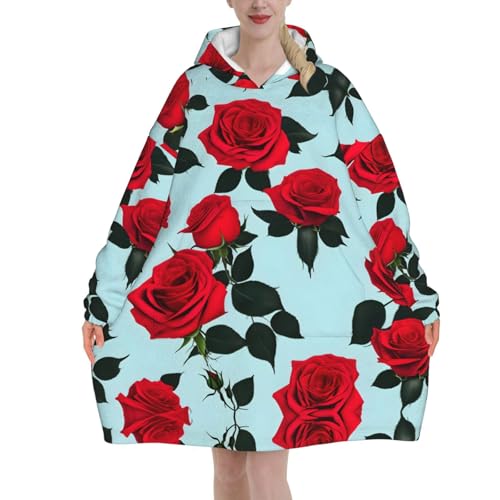 Pull plaid imprimé rose rouge, l'idée cadeau de Noël idéale pour réchauffer les adultes