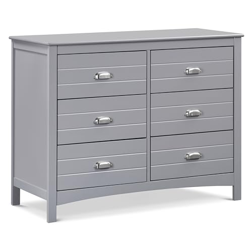 Carter's by DaVinci Nolan 6-Drawer Double Dresser in Grey