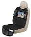 Lulyboo Auto Seat Protector and Carseat Organizer Tablet iPad Device Storage Window, Reinforced Seat Padded Non-Slip Grip Front and Rear Facing For Baby and Toddler Car Seats