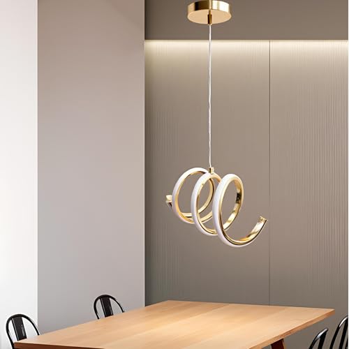 Image of LED Hanging Lights for Home Decoration, Pendant Lights for Ceiling Kitchen, Hanging Lights for Living Room /Dining Area /Cafe (Pack of 1) (Kitchen Island)