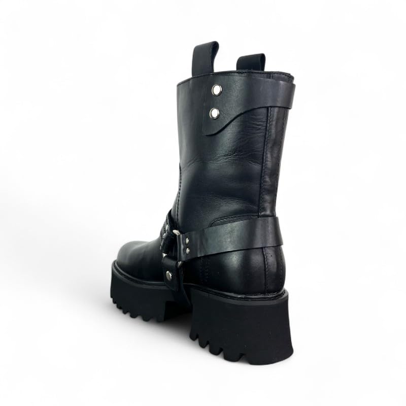 Stivaletto Cult CLW456000 CHER 4560 MID W LEATHER BLACK
