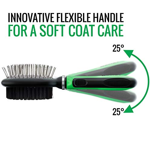 BELISY Spazzola per Cani/Gatti Doppio Lato