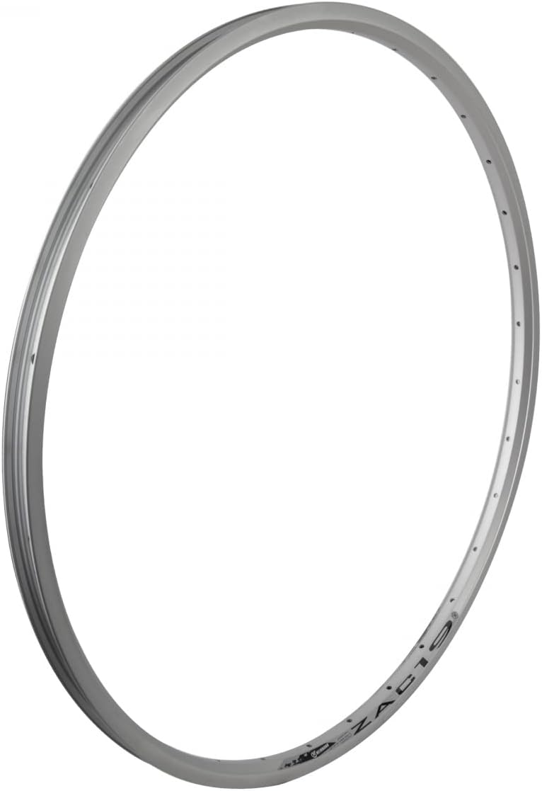 Weinmann ZAC-19 26-inch Silver Bicycle Rim | Lightweight Double Wall Alloy, 32-Hole, Tubeless-Ready, for Road & Mountain Bikes