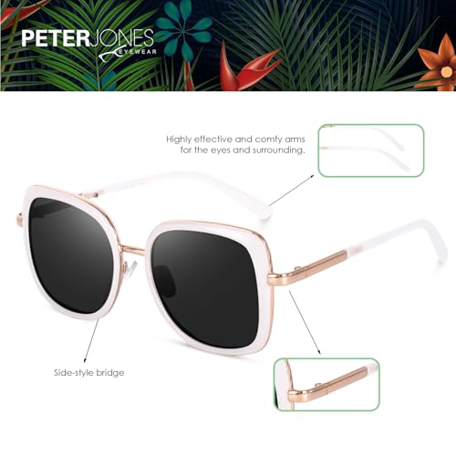 Image of Peter Jones Women Oversized Sunglasses (RD008)