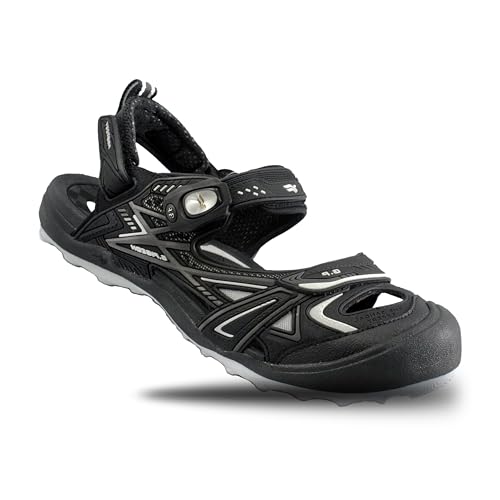 Gold Pigeon Shoes Hiking Waterproof Closed Toe Sandals: 1642 Black