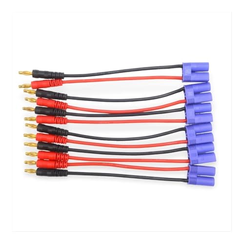 Câble d'Équilibrage Lipo Banane 4.0mm vers EC5 14AWG Haute Densité