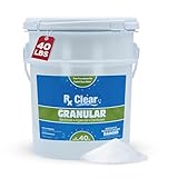 Rx Clear 40 lbs Granular Pool Chlorine | Use As Bactericide, Algaecide, & Disinfectant in Swimming Pools, Hot Tubs, & Spas | Stabilized, Fast Dissolving & UV Protected