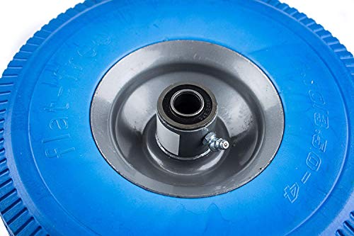 Rueda tubeless de caucho sólido 4 pulgadas miniatura 4