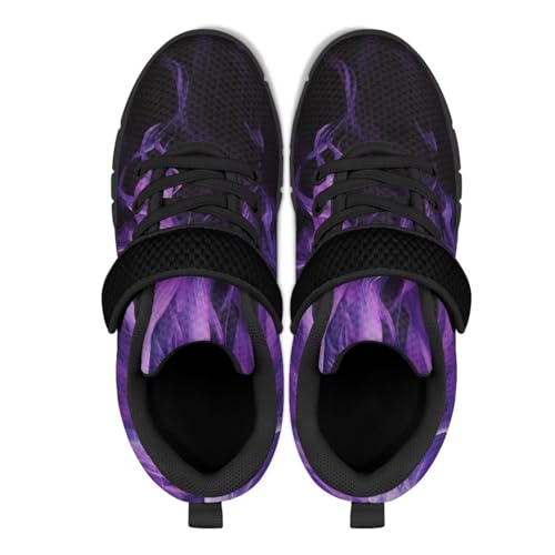 Kids Sneakers Boys Cool Print Running Tennis Shoes Lightweight Breathable Sport Athletic Shoes with One Strap2