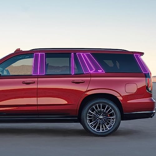 Film PPF anti-rayures pour pilier de fenêtre Cadillac Escalade 2021-2023 protection carbone - 2