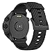 MOTONG for Suunto 7 Replacement Band - Silicone Replacement Wrist Band Strap For Suunto 7/9/9 Baro / D5(Silicone Black)