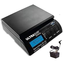 My Weigh Ultraship 55 Postal Scale in Black with Power Supply Adapter