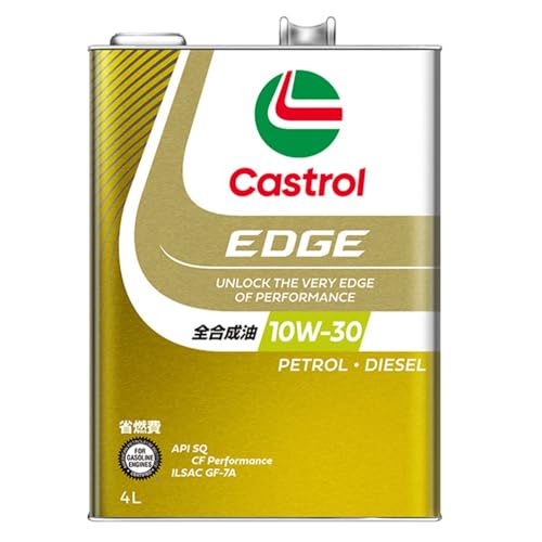 Castrol(�J�X�g���[��) �G���W���I�C�� 10W-30 EDGE API SQ/CF Performance 4L 4�փK�\����/�f�B�[�[���ԗ��p �S������