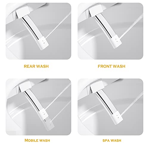 Zahees Smart Toilet With Foot Sensor Auto Flush, Heated Bidet Seat, Warm Water And Air Drying, Modern Intelligent One Piece Tankless Electric Toilets With Bidet Built-In For Bathroom Remote Control #TOP5