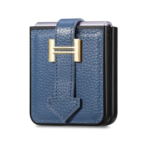 Capa Para Samsung Galaxy Z Flip 4, Resistente A Choques, Anti-queda, Leve, Capa Flip4 De Couro De Pe