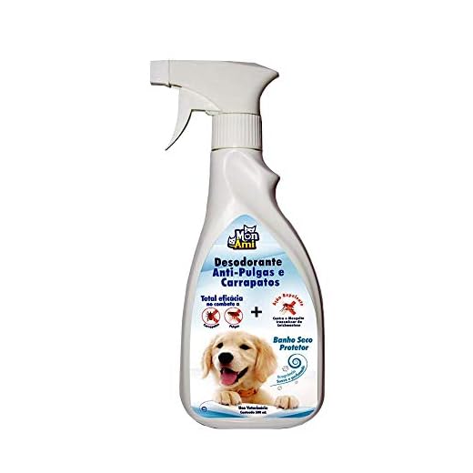 Desodorante Anti-pulgas e Carrapatos para Cães Mon Ami