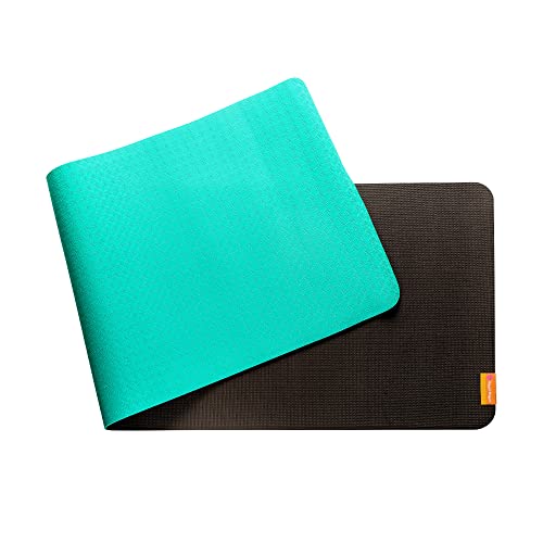 Image of Hugger Mugger Earth Elements 5 mm Yoga Mat - Grippy Texture, Reversible, Cushion, Non-toxic Biodegradeable Material, Lightweight