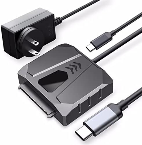 ORICO SATA to USB C Cable, Hard Drive Adapter Converter for 2.5 Inch SSD & HDD Data Transfer, Support UASP(S1-3C-05)