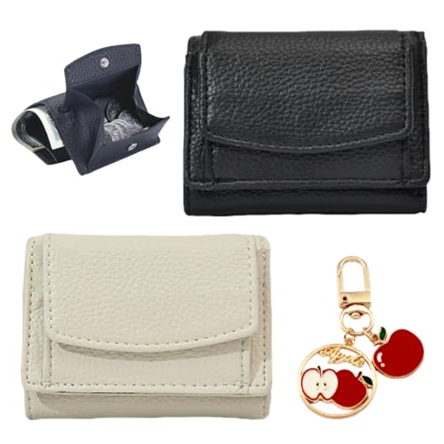 Houtangduty Mini Wallet, Houtndguter Rfid Wallet, 2025 New Leather RFID Blocking Card Holder Organizer Pocket for Woman (Style 1)