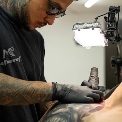 Image of Tattoo Light,Tattoo Supplies and Equipment,Polarized LED Tattoo Work Light,Video Lighting for Video Recording,144 Lighting Beads, can be Controlled by Remote Control