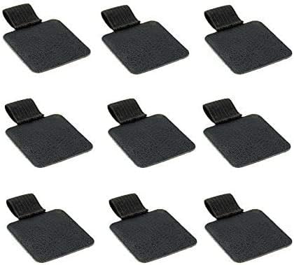 SKEMIX Notebook Accessories Self-Adhesive Leather Pen Holder Pencil Elastic Loop for Notebooks,Journals,Clipboards (All The Books of Paper Books) 9 PCS