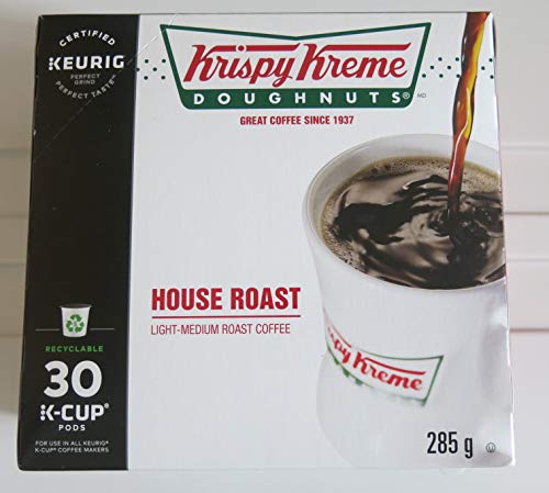 Krispy Kreme Doughnuts Smooth/House Roast Keurig 2.0 K-Cup Pack, 90 Count/Light - Medium Roast