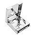 Scicalife Adjustable Folding Drink Holder Folding Automotive Cup Holders for Cars Trucks RVs Boats and Table Football Soccer Silver
