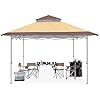 Abccanopy easy set up 13×13 canopy tent 169 sqft sun shade khaki  urban country home decor