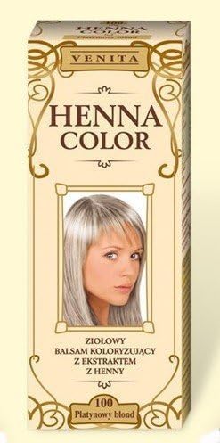 Henna Color 100 Platinum Blonde Hair Balm Hair Colour Ecological Effect Of Natural Hair Dye Hen