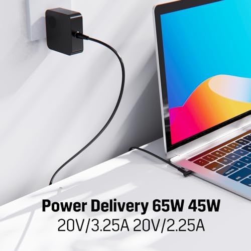 Image of 65W Laptop Charger Replacement for Lenovo Flex 5, 1i, 1
