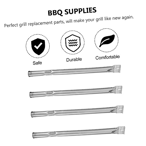 Barbecue à gaz distribution uniforme chaleur via ce brûleur inox