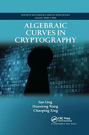 Algebraic Curves in Cryptography-Wow! eBook