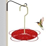 Mangeoire à nectar pour colibris – Distributeur suspendu à 24 ports, station de jardin déc...