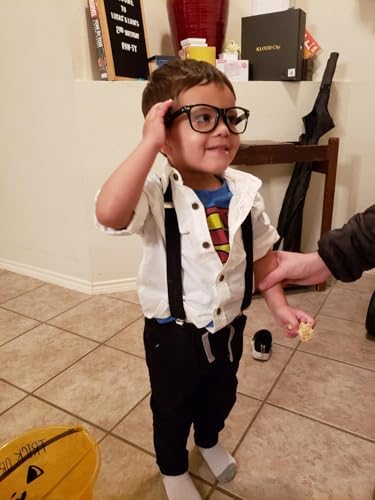 EHH (Children's Nerd Style Glasses Clear Retro Lenses (Ages 3-9)