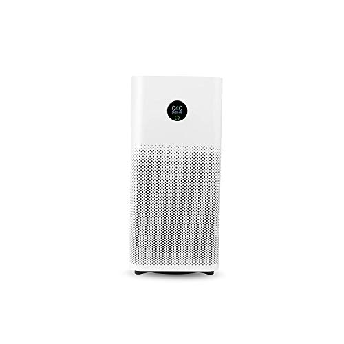 Image of Mi Air Purifier 3 with True HEPA Filter, removes air pollutants, smoke, odor, bacteria & viruses with 99.97% efficiency, coverage area up to 484 sq. ft, Wi-Fi & Voice control - Alexa /GA (white)