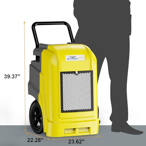 Image of ALORAIR Commercial Dehumidifier with Pump Drain Hose, 190 Pints Industrial Dehumidifiers Large Capacity for Basements, Garages, Mall & Job Sites, 6 Years Limited Warranty