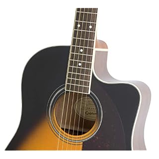 Alternative view of Epiphone AJ-220SCE Guitare électro-acoustique Vintage Sunburst