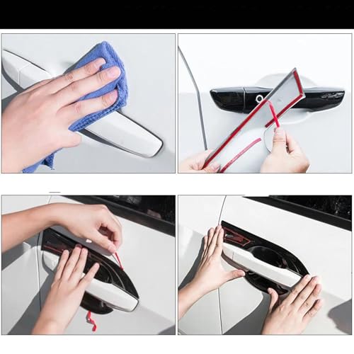 Cache-poignée de porte extérieure Mazda 8 MPV accessoire extérieur autocollant 2006 - 6
