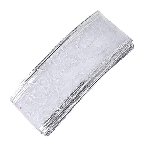 COHEALI 2 Rollos de Cinta con Bordes de Alambre Árbol de Navidad Cinta Decorativa Cinta Delicada para Envolver Regalos Arcos de Temporada Cinta de Navidad Cinta para Navidad Vacaciones de Cover