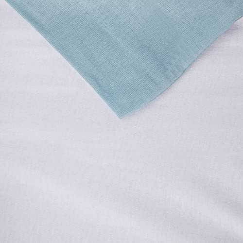 Fronha de Malha Lisa, Papi Textil, Azul, 40x28 cm